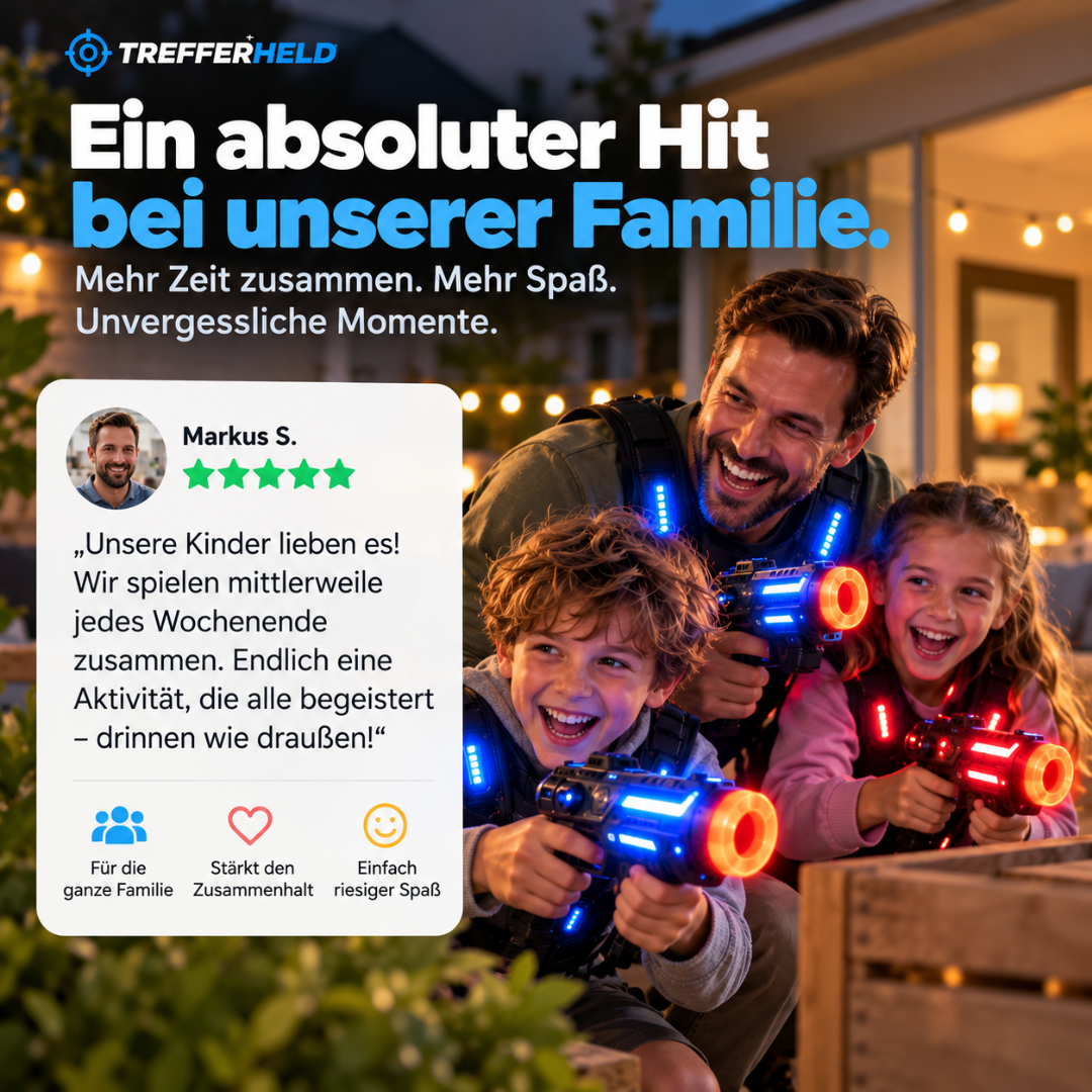 Trefferheld - LaserTag Kinder Set