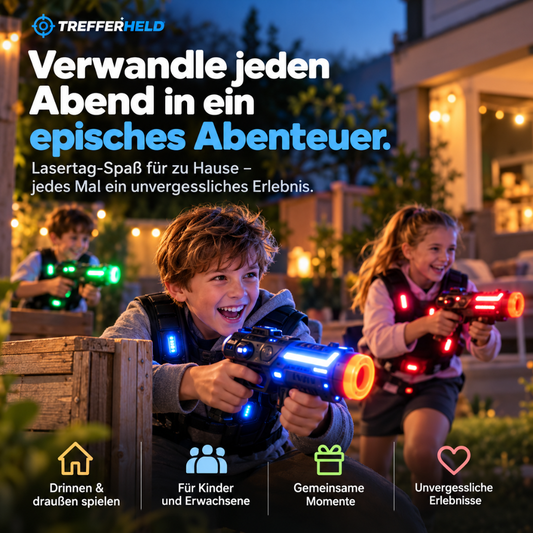 Trefferheld - LaserTag Kinder Set